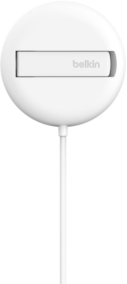 Belkin Magnetisch Draadloos Laadstation Qi2 15 W – Wit - Magsafe Compatibel