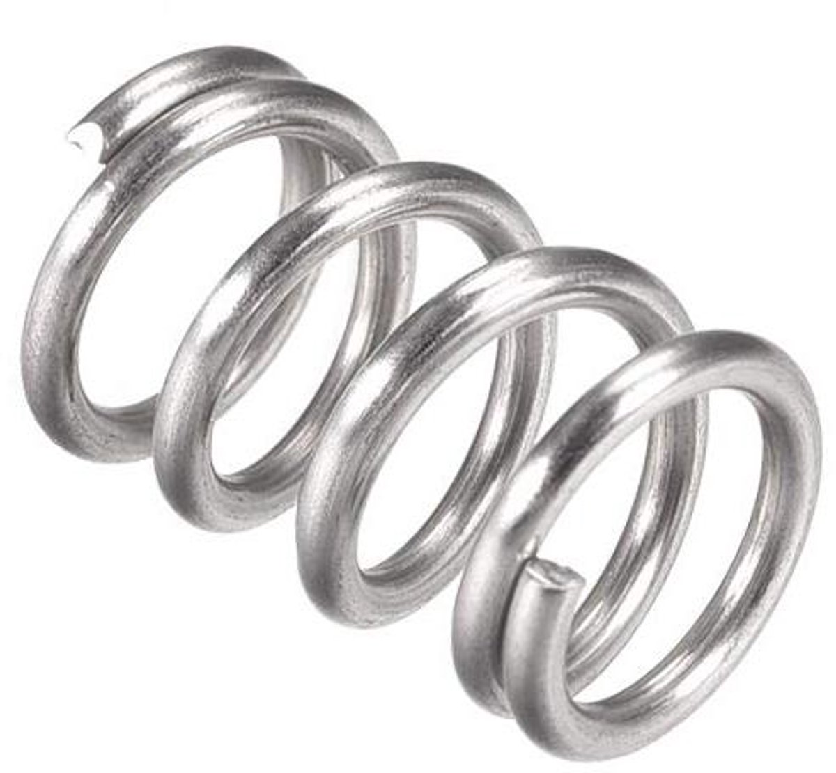 Drukveren RVS - Compressieveren Spoelen - Apparaten Reparatie - 304 Roestvrij Staal - 12 mm OD 20 mm lengte - Zilvertint