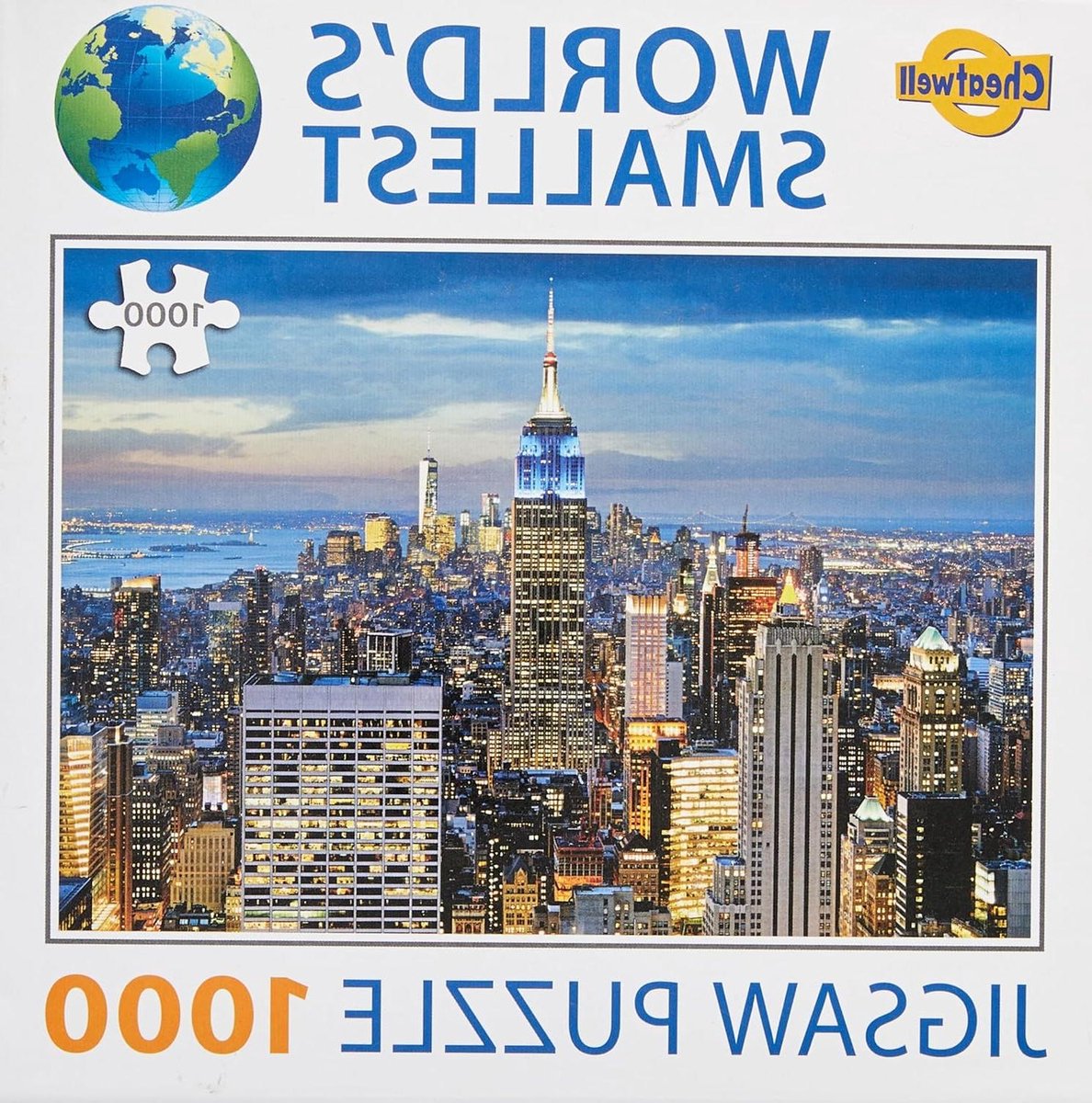 Wereld Kleine Puzzels - Mini Legpuzzels - Ontspannen Tijdverdrijf - Compact Ontwerp - 1000 Stukjes - Rood