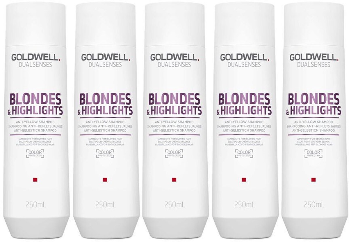 10x Goldwell Dualsenses Blondes & Highlights Anti-Yellow Shampoo 250ml