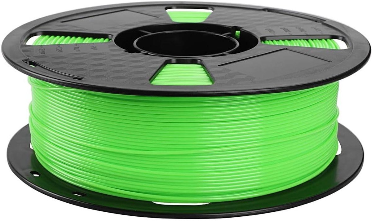 CC3D PETG filament limoengroen 1,75 mm 1 kg 3D-printer lichtgroen filament spoel voor 3D-printen, compatibel met de meeste FDM 3D-printers, lichtgroen