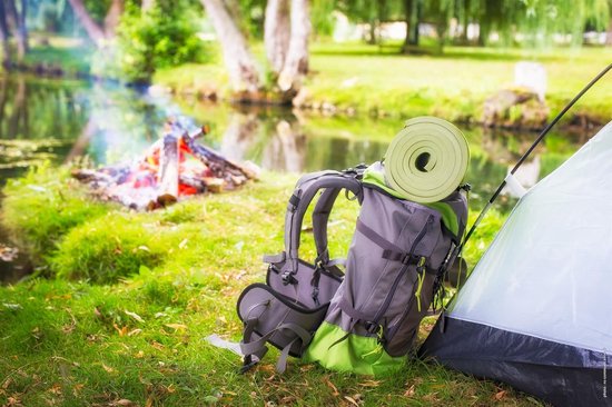 Cao Waterdichte Unisex Outdoor Camping Mat verkrijgbaar in Groen — afbeelding 3