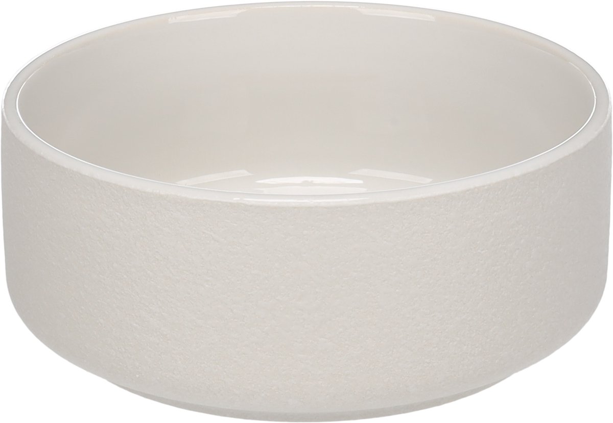 Flamingo - EET- EN DRINKPOT RAMA ROND WIT 18x7,5CM 1200ML