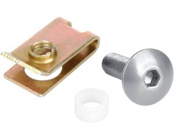 Lampa 91655 Clip Fit-kit, bevestigingsset voor bekleding (5 MA) - 10 stuks - zilver