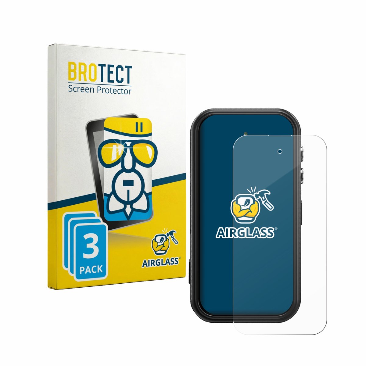 Screenprotector 3 Stuks voor Fossibot F116 Pro 5G Beschermglas transparant