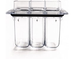 POWERHAUS24 Reservekuvet voor de PoolLAB 2.0, 3-delige cuvette, reserveonderdeel, eenvoudige vervanging, originele PoolLAB accessoires, merkkwaliteit
