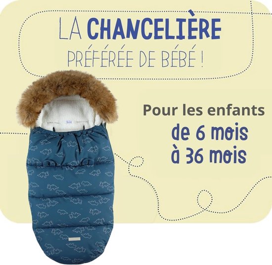 Universele Voetenzak - Babyzak Kinderwagen - Warm Blijven Wandelen - Waterafstotend Zeildoek - 6-36 maanden - Blauw — afbeelding 4