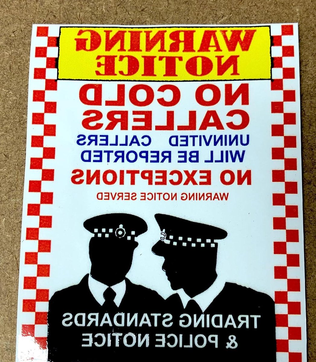 Brievenbusbord Geen Post - Sticker Waarschuwing - Ongewenste Post Voorkomen - Zelfklevend Papier - 9 x 11 cm - Rood