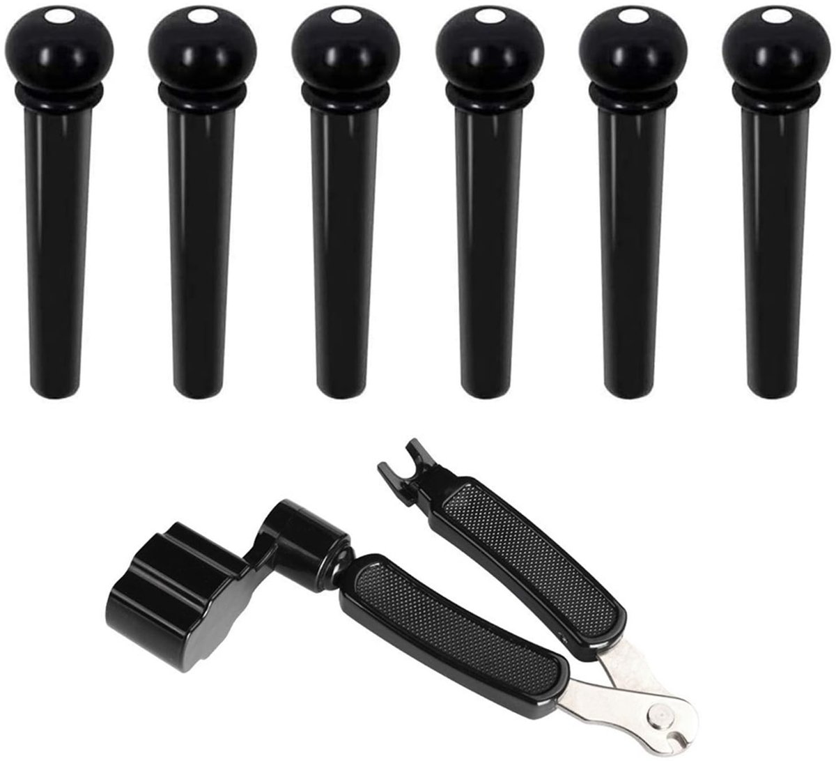 Dailygoods- Gitaarbrugpennen 6 stuks - 3-in-1 Multifunctioneel