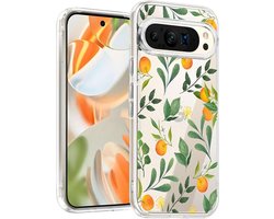 Unov - Google Pixel 9 Pro XL Hoes - TPU Bescherming - Cytrusontwerp