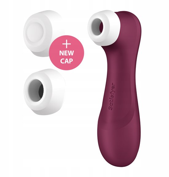 Satisfyer, vibrator, drukgolfvibrator, 'Pro 2 Generation 3', 16,5 cm, vloeibare luchttechnologie, incl. extra opzetstuk, 2 apart regelbare motoren