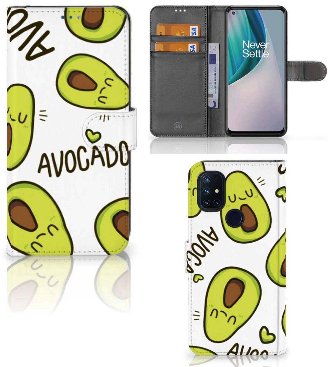 OnePlus Nord N10 Leuk Hoesje Avocado Singing