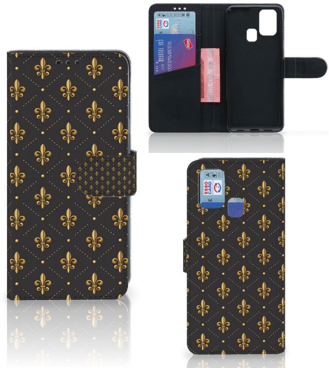 Samsung Galaxy M31 Telefoon Hoesje Franse Lelie