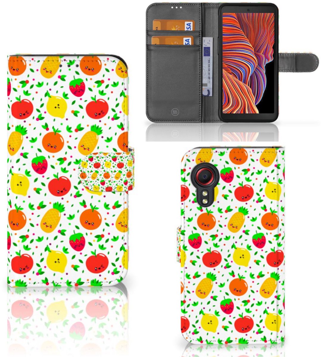 Samsung Galaxy Xcover 5 Book Cover Fruits