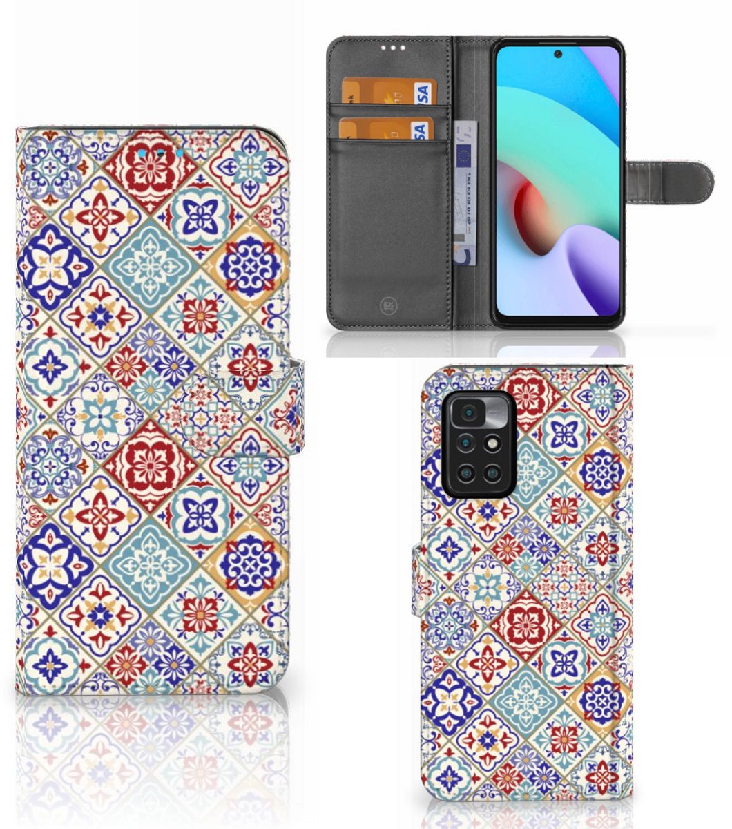 Xiaomi Redmi 10 Bookcase Tiles Color