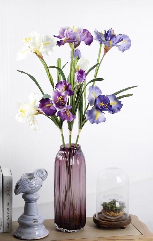 Glazen bloemen - kristalglas 10 x 7 cm 3D romantische