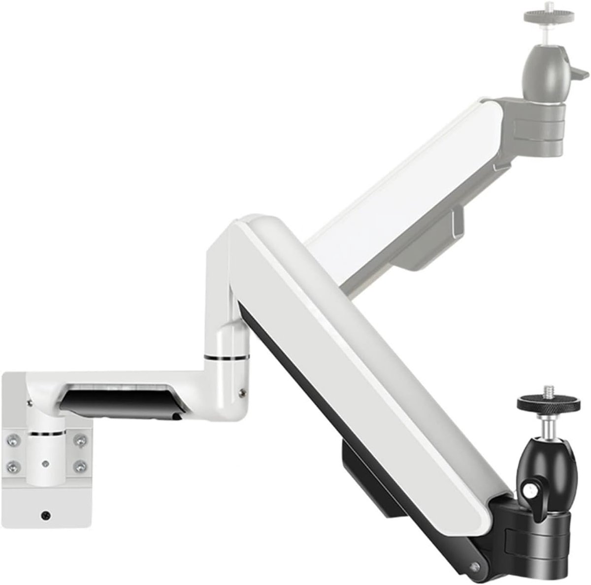 Beamer Muurbeugel - Projector Ophangsysteem - Thuisbioscoop Kantoor - Ruimtebesparend Ontwerp - 9 kg Draagkracht - Wit