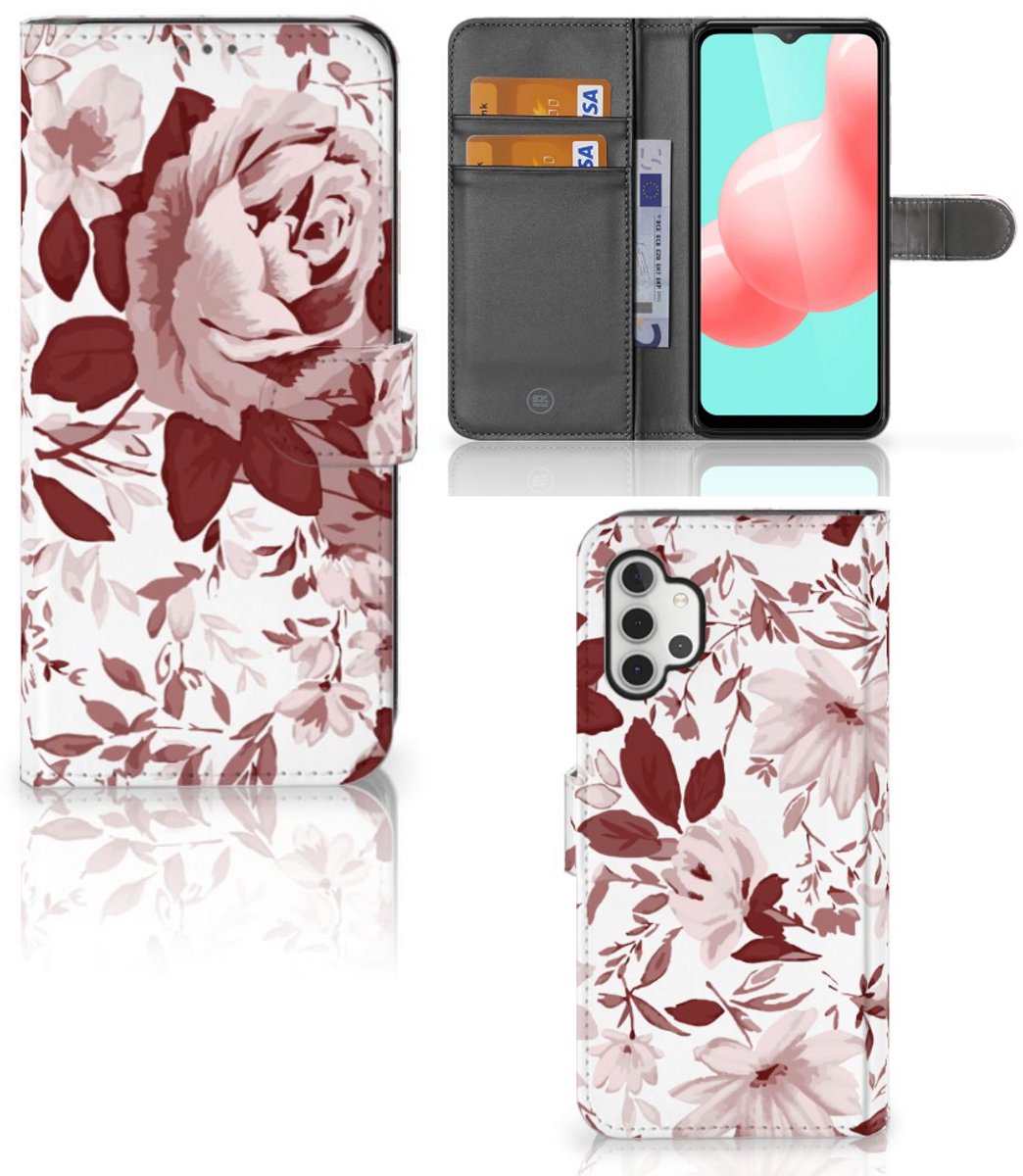 Hoesje Samsung Galaxy A32 5G Watercolor Flowers
