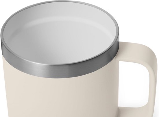 YETI Rambler Mok – Cape Taupe 295ml – Keramische Binnenlaag – Dubbelwandig Vacuüm Geïsoleerd – RVS Stapelbare Koffiemok met MagSlider Deksel — afbeelding 2