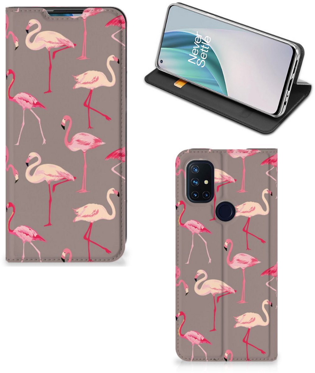 OnePlus Nord N10 5G Hoesje maken Flamingo
