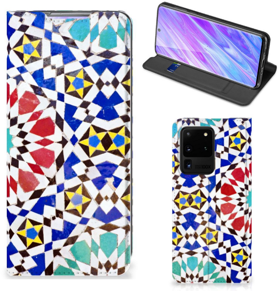 Samsung Galaxy S20 Ultra Standcase Mozaïek
