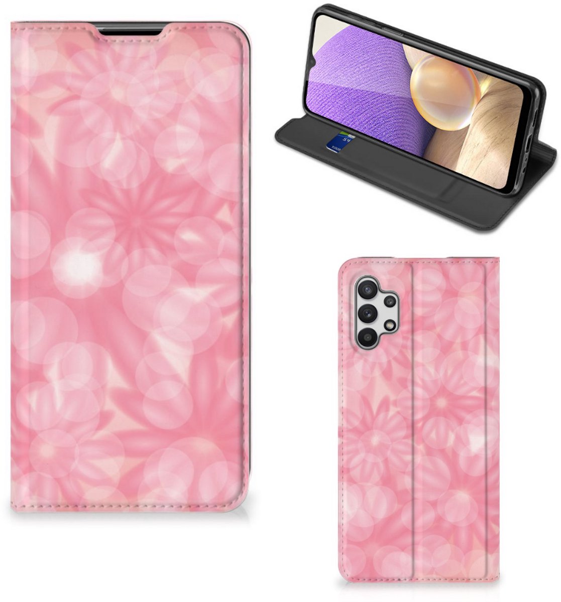 Samsung Galaxy A32 5G Smart Cover Spring Flowers