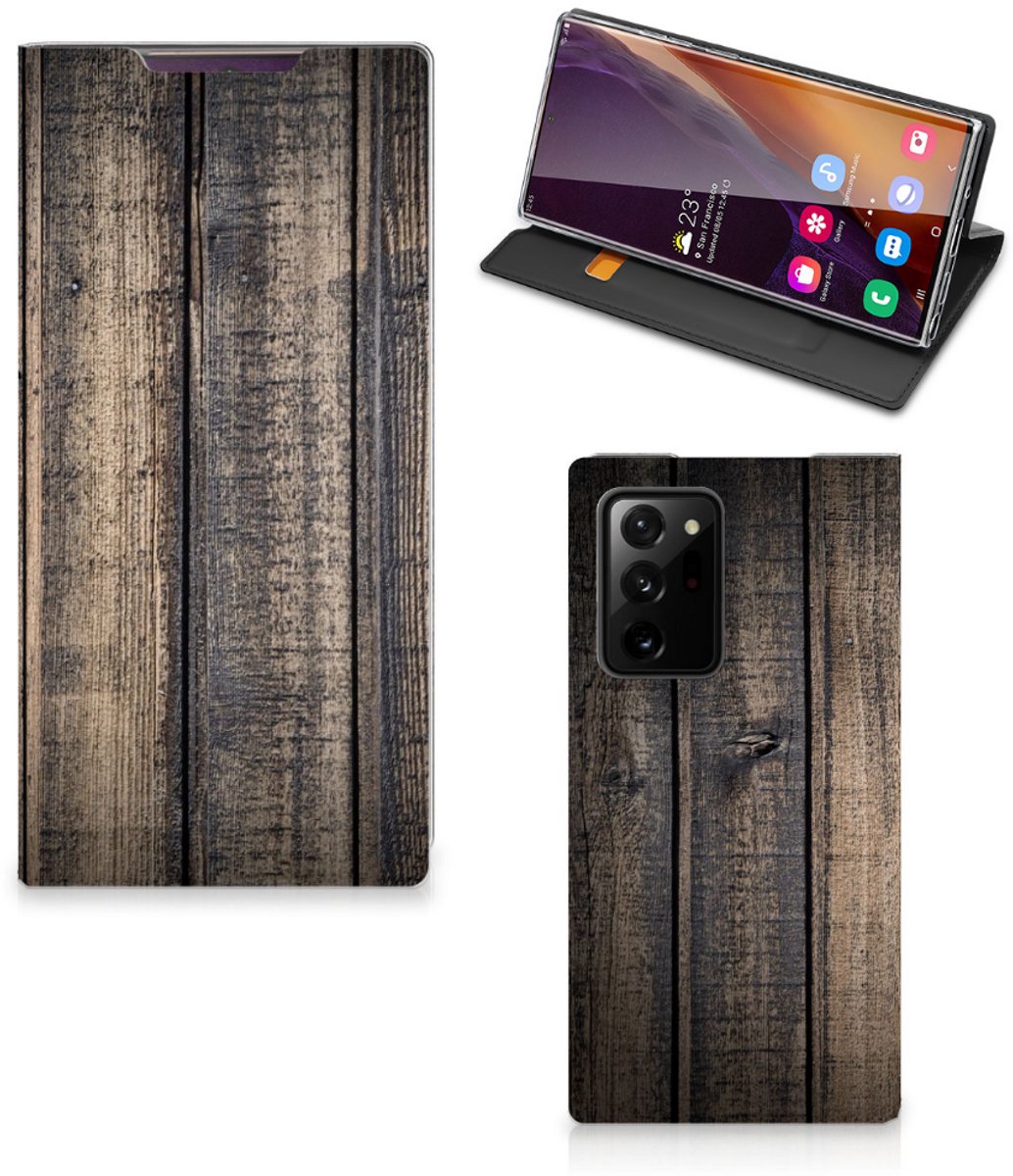 Samsung Galaxy Note 20 Ultra Book Wallet Case Steigerhout