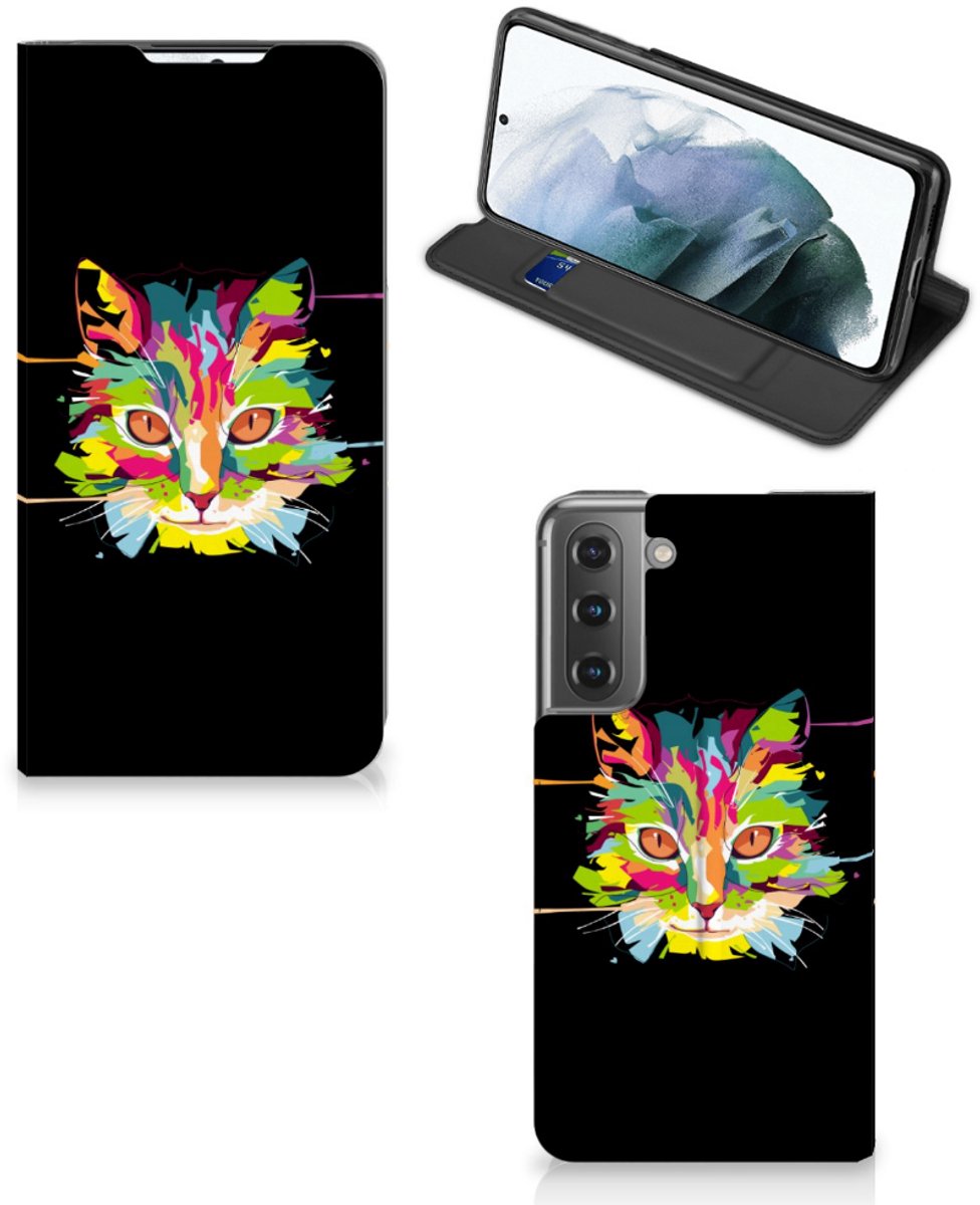 Samsung Galaxy S21 FE Magnet Case Cat Color