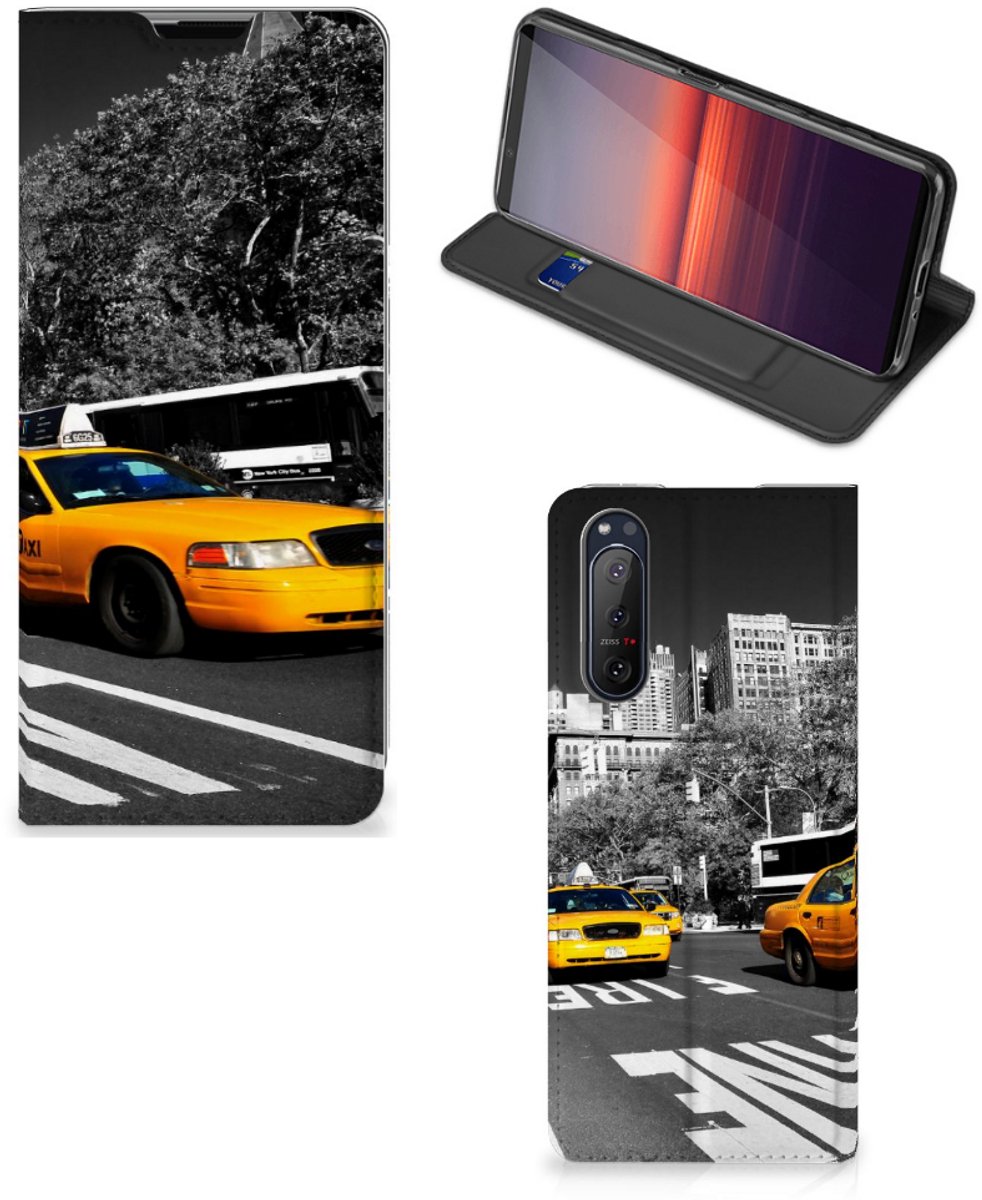 Sony Xperia 5 II Book Cover New York Taxi
