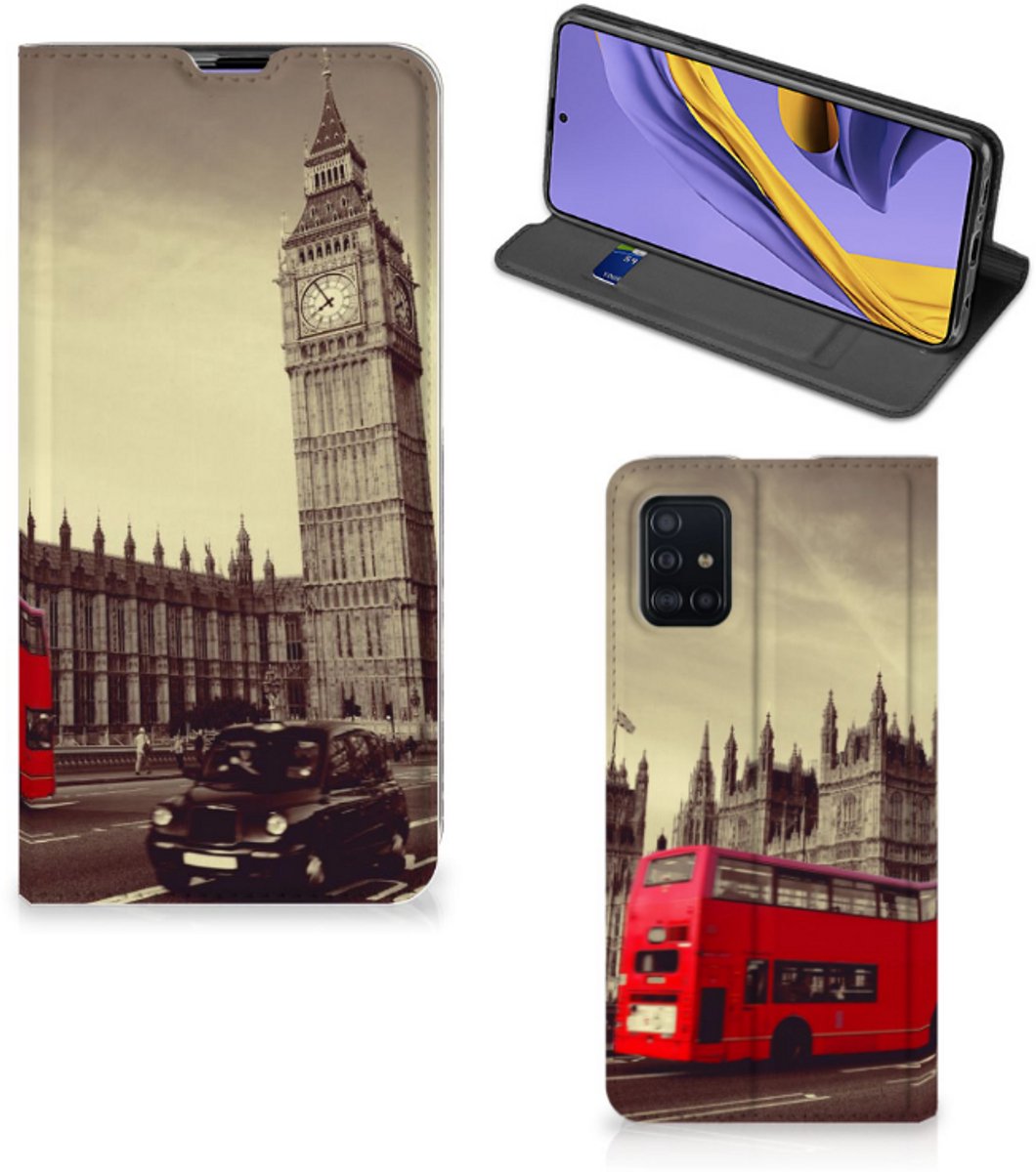 Book Case voor Samsung Galaxy A51 Book Cover Londen