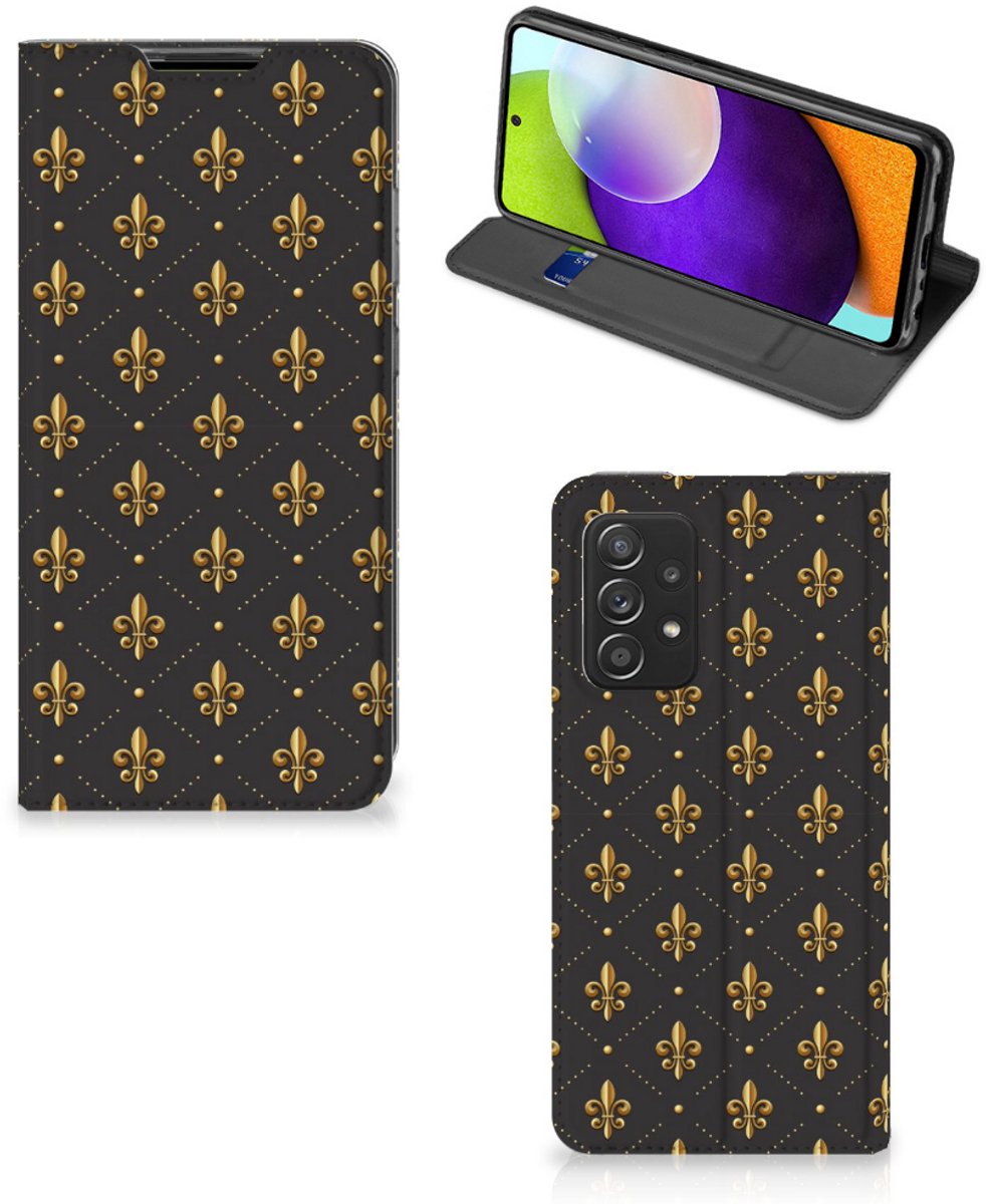 Samsung Galaxy A52 Hoesje met Magneet Franse Lelie