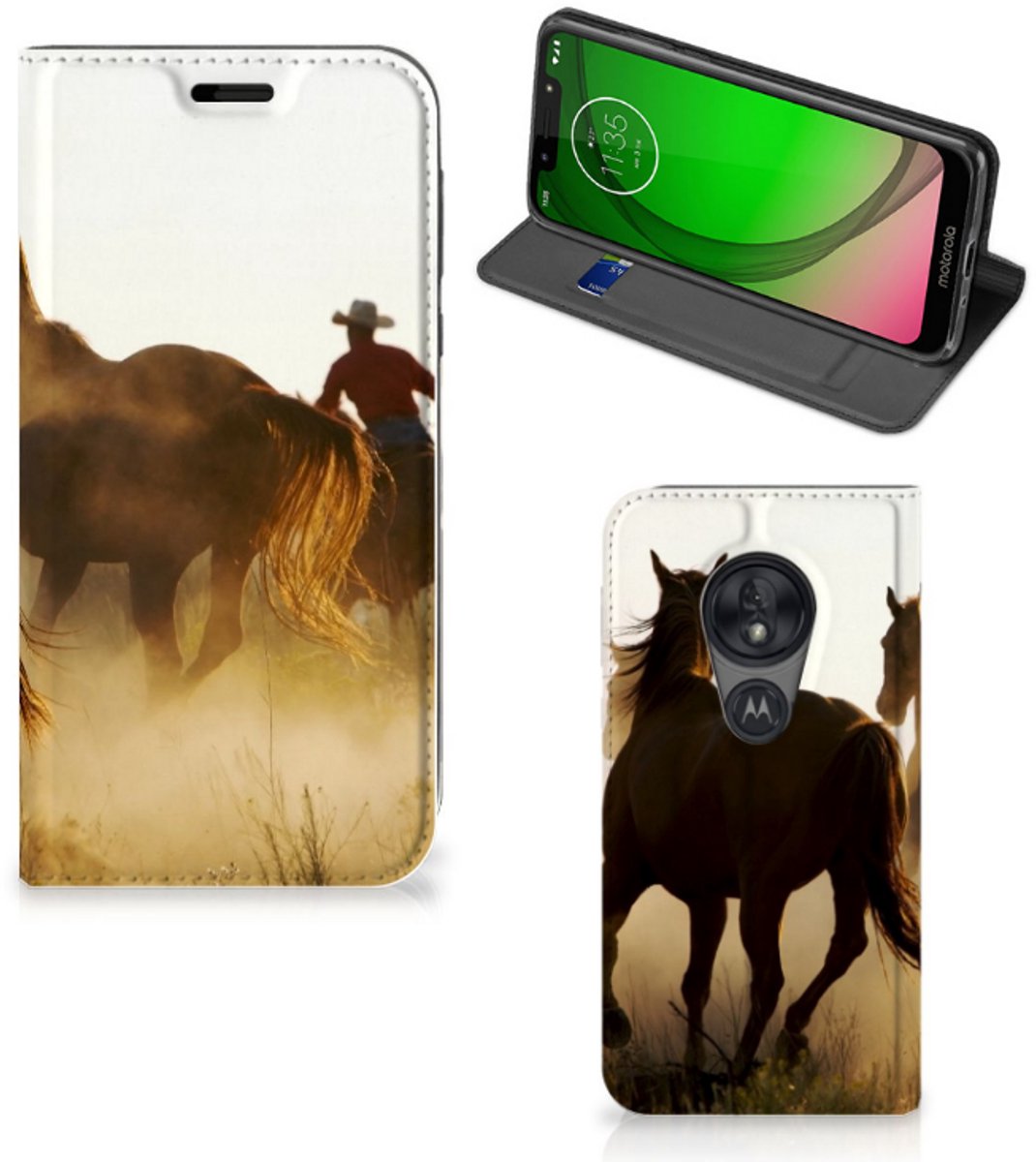 Motorola Moto G7 Play Hoesje maken Design Cowboy