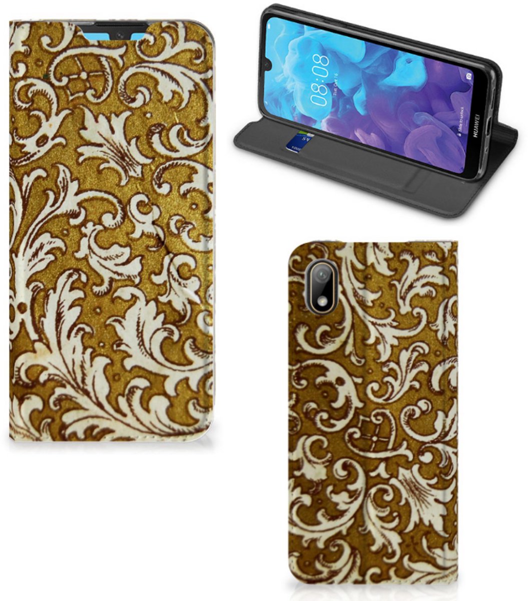 Telefoon Hoesje Huawei Y5 (2019) Barok Goud