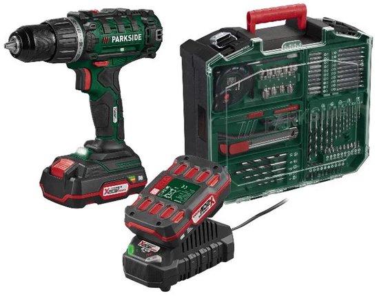 FAHEFANA Trapano Avvitatore 20V 42Nm con 2x2.0Ah Batteria, 2 Velocità, Mandrino da 10 mm