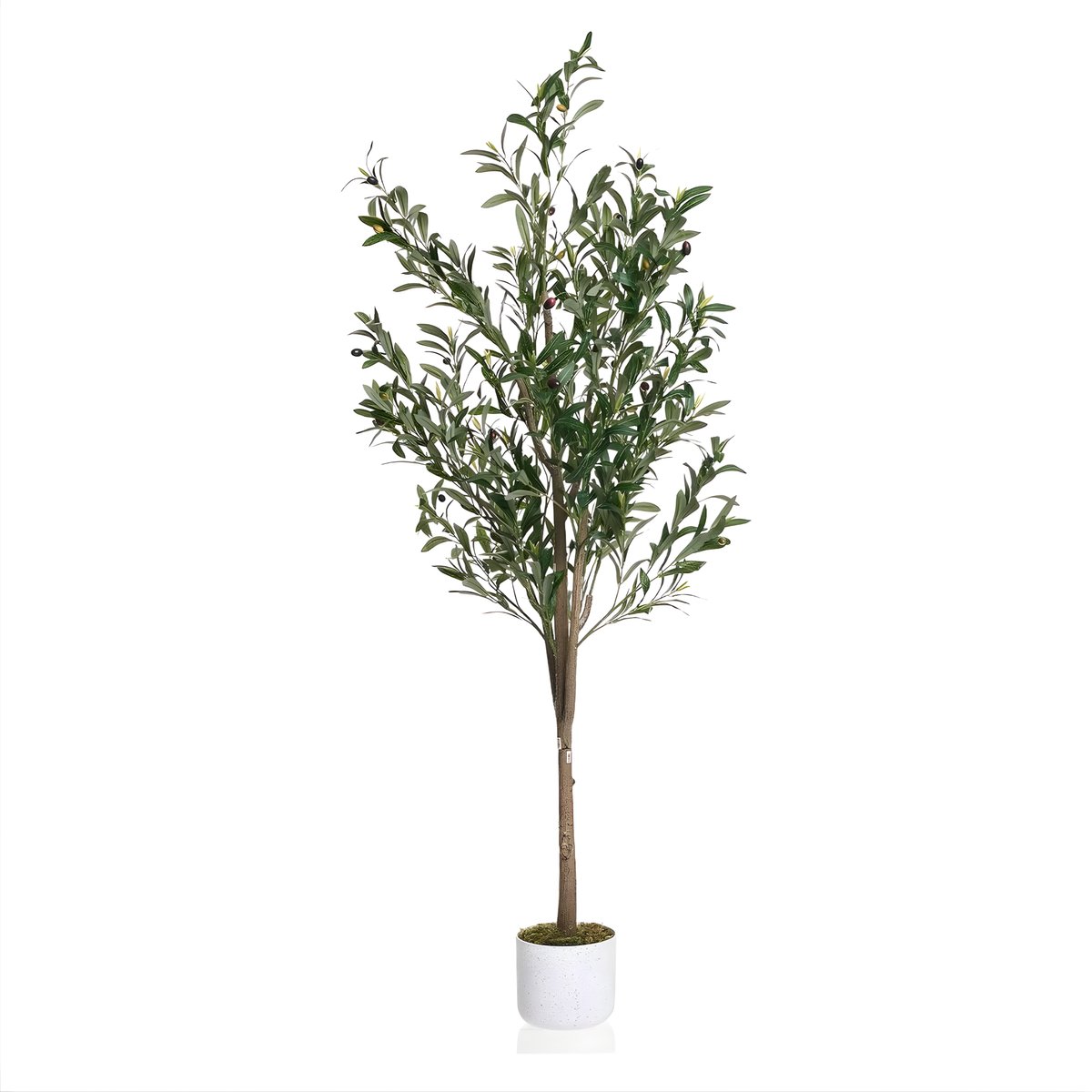 Happiq Kunstmatige Olijfboom 160 cm - Faux Olijfplant - Groen