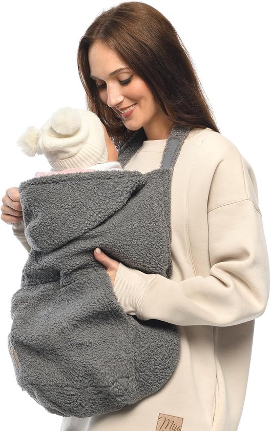Draaghoes Baby - Baby Wikkeldeken - Baby Warm Houden - Universeel Passend - 20 x 65 x 65 cm — afbeelding 3