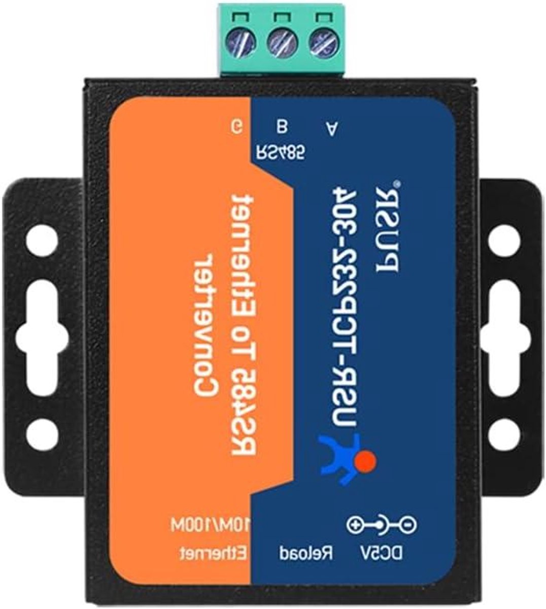 RS485 naar Ethernet Converter - Serieel naar IP Server - Apparaten Verbinden - Ingebouwde Webpagina - 1 Poort - Transparant