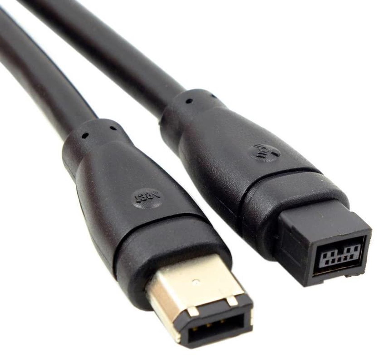 Firewire Kabel - 1394b 1394a Adapter - Data Overdracht - Dubbele Afscherming - 1.8 m - Zwart