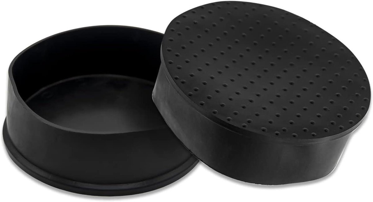 Stoel Vloerbeschermers - Meubelvoet Covers - Vloer Beschermen - Zonder Lijm - 100 mm 16 Stuks - Zwart