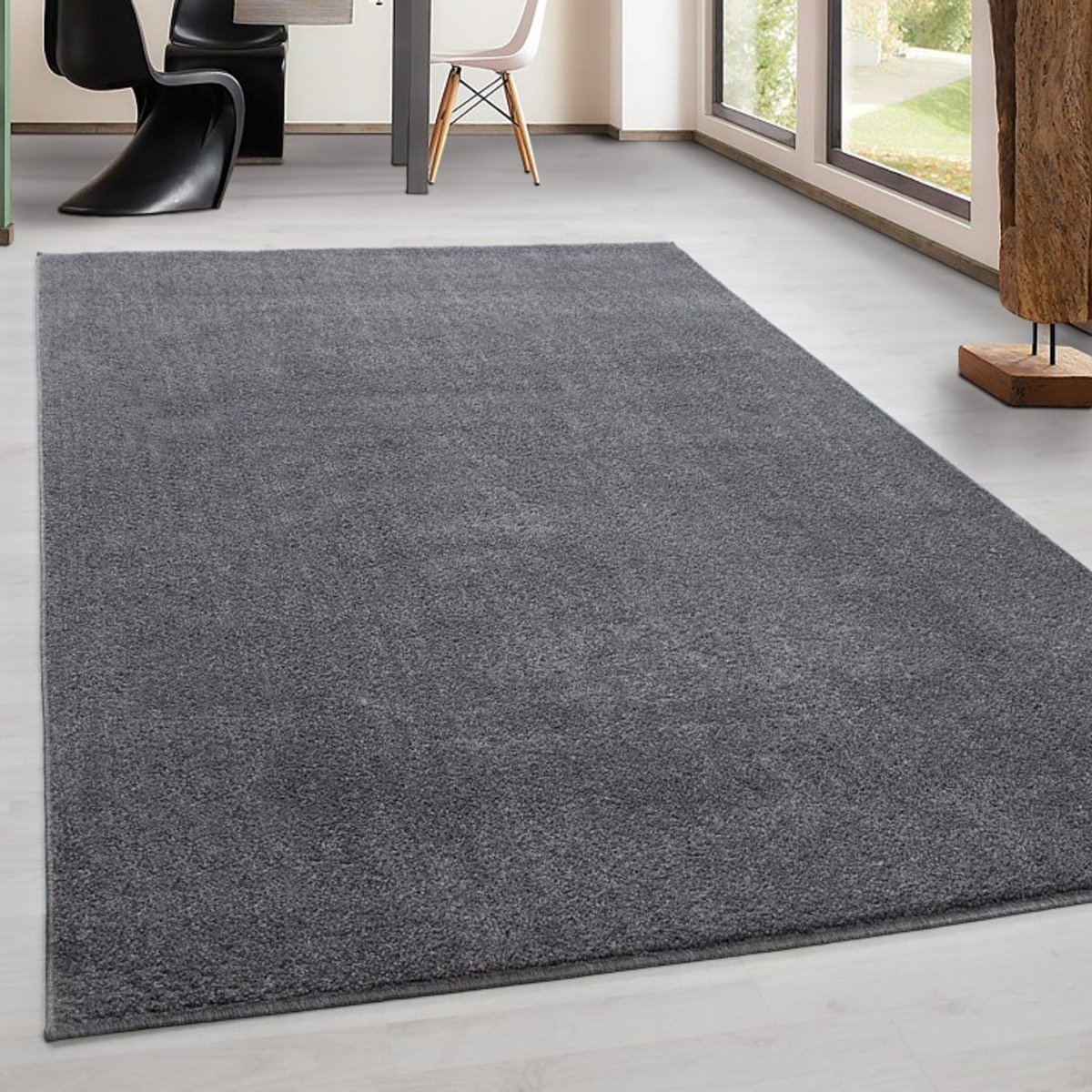Binnenkleed, lichtgrijs, voor de woonkamer, antislip, modern design, voor dagelijks gebruik 80x150 cm