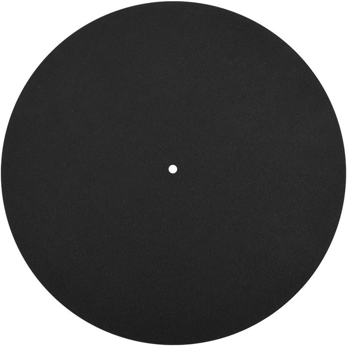 Platenspeler Slipmat - Antistatische Mat - Vinyl Beschermen - Trillingen Dempen - 290 mm diameter - Zwart