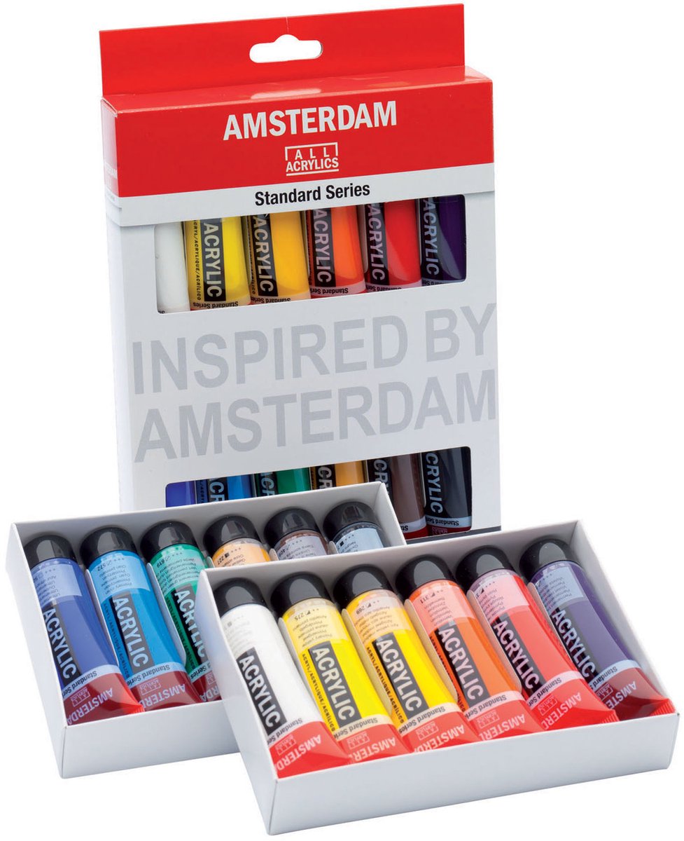 Amsterdam Standard Series acrylverf algemene selectie set | 12 × 20 ml — afbeelding 6