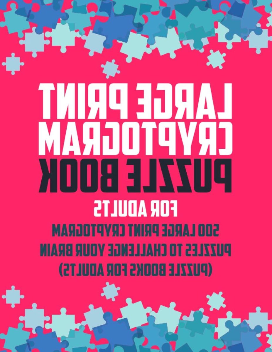 Cryptogram Puzzelboek - Woordspel Boek - Hersenen Trainen - 500 Grote Puzzels - 272 Pagina's - Niet Gespecificeerd