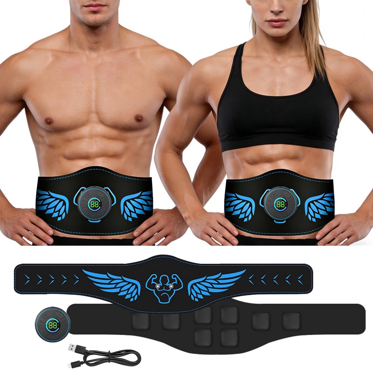 Buikspiertrainers Elektrisch - Hometrainer Afvallen - Fitness - oefening