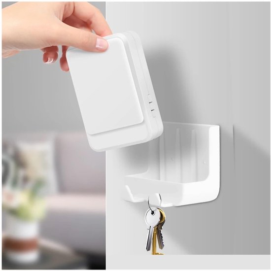 longziming -Deurbel - deurbel draadloos - Draadloze deurbel - Geschikt Voor Slechthorenden - Snelle Installatie Zonder Bekabeling - 2 Ontvangers En Zender - Voor thuis/kantoor, ouderen en slechthorenden - Wit — afbeelding 4