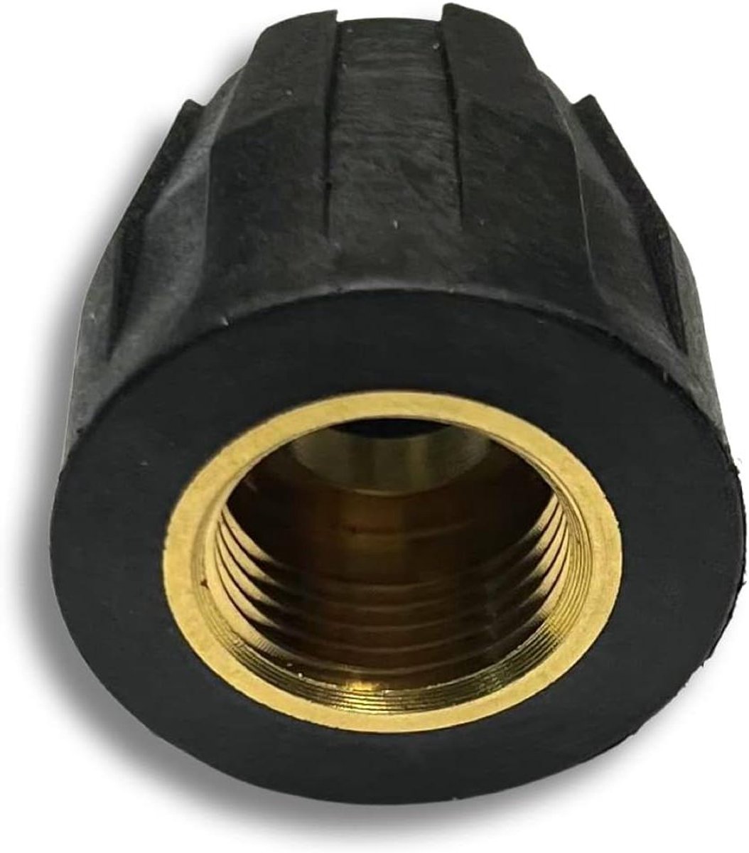 Schroefverbinding Hogedrukreiniger - Adapter Mondstuk - Kärcher HD Reinigen - M18 Schroefdraad - 4.2 x 3.3 x 3.3 cm - Zilver