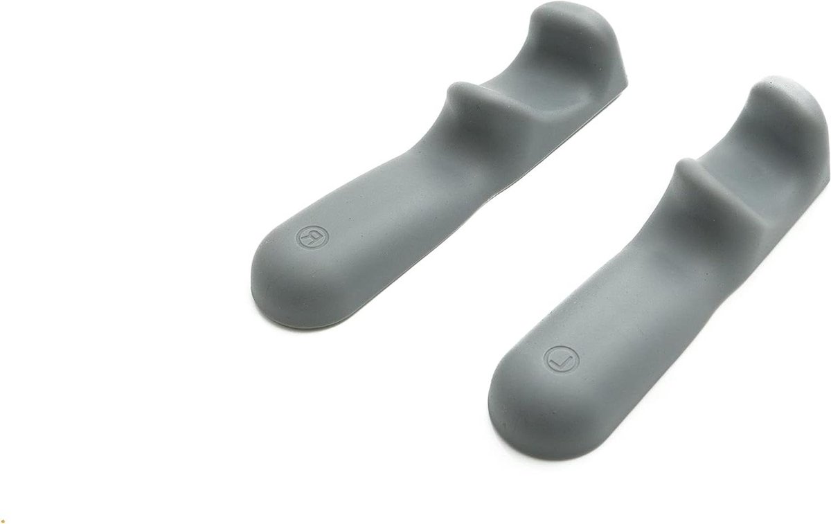 Tablet Handgreep - Ergonomische Stabilisator - Comfortabel Tablet Gebruik - Zelfklevende Bevestiging - 9 x 2.2 cm - Grijs