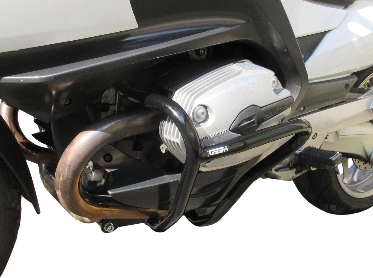Motor Valbeugels - Frame Bescherming - Motor Beschermen - Gepoedercoat Staal - Set Links Rechts - Zwart
