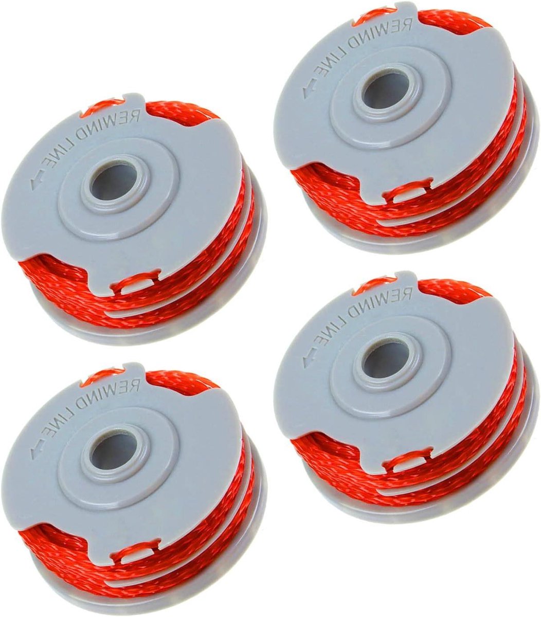 Trimmerspoelen - Vervangende Spoelen - Onkruid Snel Verwijderen - Dubbele Autofeed Lijn - 1.5mm 11m - Rood