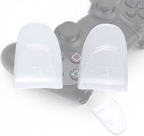 Trigger Extenders - Knop Verlengstukken - Verbeteren Gameplay - Antislip Ontwerp - 2 stuks - Transparant — afbeelding 4